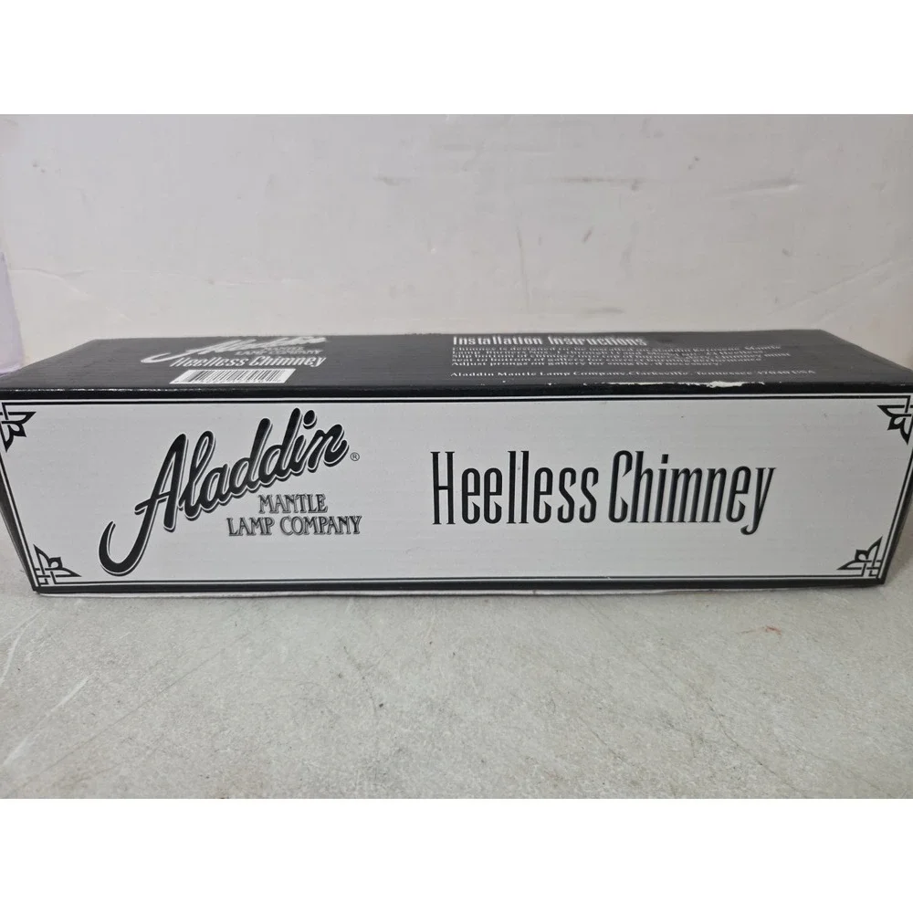 Aladdin Mantle Lamp Company HeelLess Chimney Model R-910-2 For Model 1-11 & 23